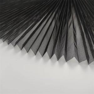 China DIY Waterproof Folding Pleated Insect Screen With 18mm Pleated Height wholesale