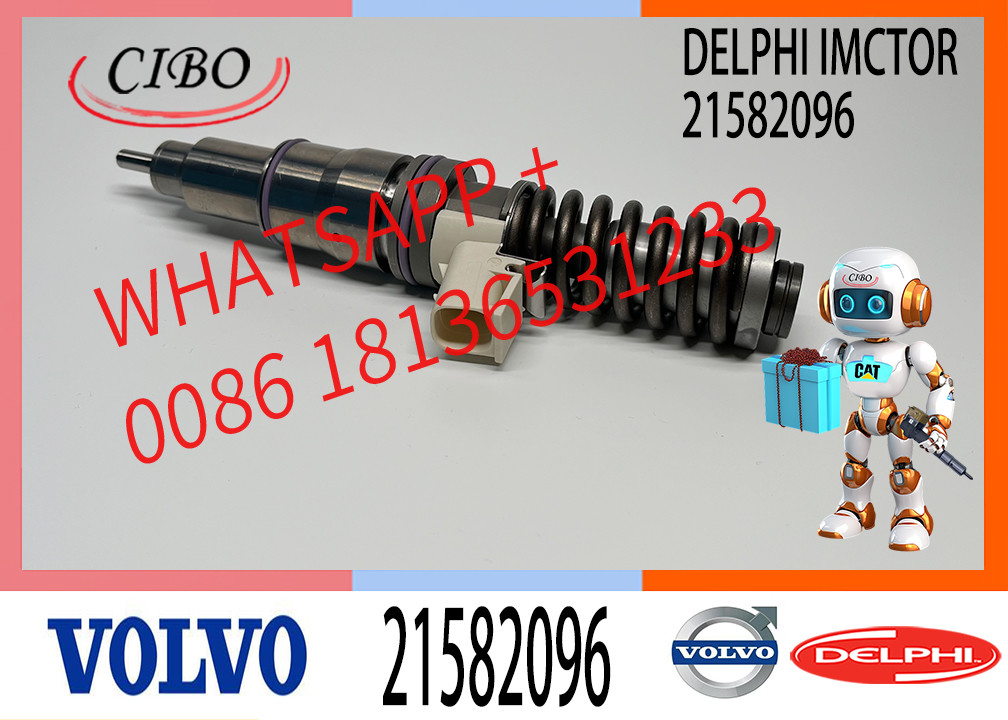 21582096 20430583 3803637 Common Rail Fuel Injector For VOL-VO Truck FH12 EC360B EC460B TAD1643VE TAD850VE TAD851VE TAD852VE