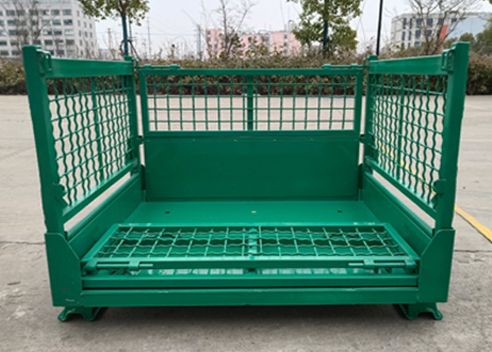Stackable Wire Mesh Pallet Cage Stillage Containers OEM