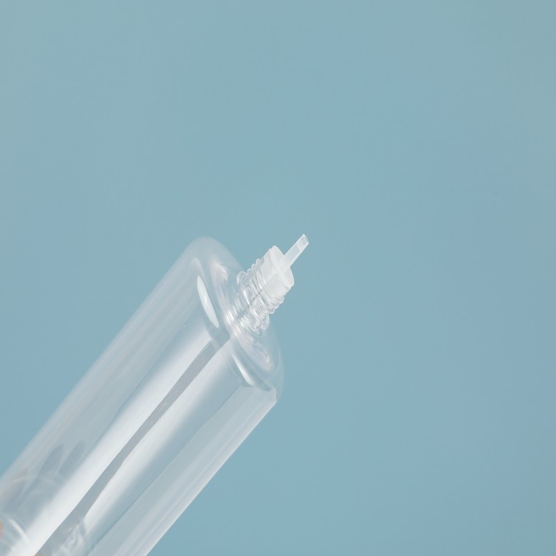 Customization Round PET E Liquid Bottle with Childproof Neck and Screen Printing Surface Handling