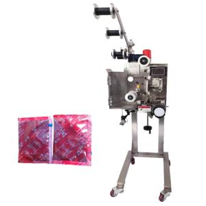 China Paper Plastic Aluminum Foil Desiccant Inserter Machine 100 Packets/Minute wholesale