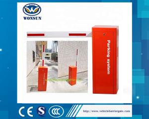 China LED Roadway Boom Gate System Automatic Barrier Customized Logo wholesale