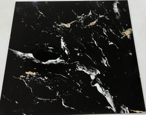 China High Resistance Dark Porcelain Tile Polished Finish Black 600X1200mm wholesale