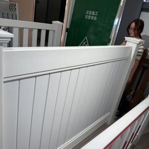 China 1.82m High Pvc Full Privacy Fencing Simple Installation 6ft Pvc Privacy Panels wholesale