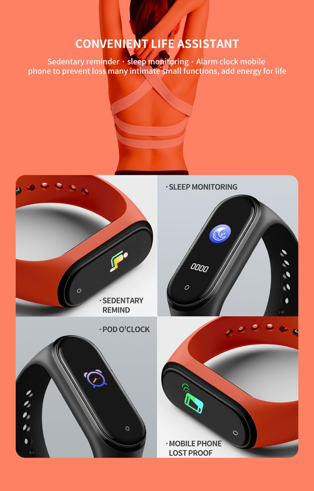MT10 Smartwatch TFT Kids WaterproofRemote Notification Smart Bracelet Transport Medium