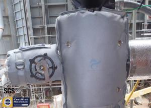 China Transmitter Thermal Insulation Covers Removable Grey Fiberglass Materials 300℃ wholesale