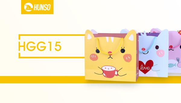 Cute Gift Craft Paper Bag PP Rope Handle Personalised Paper Gift Bags 150gsm For