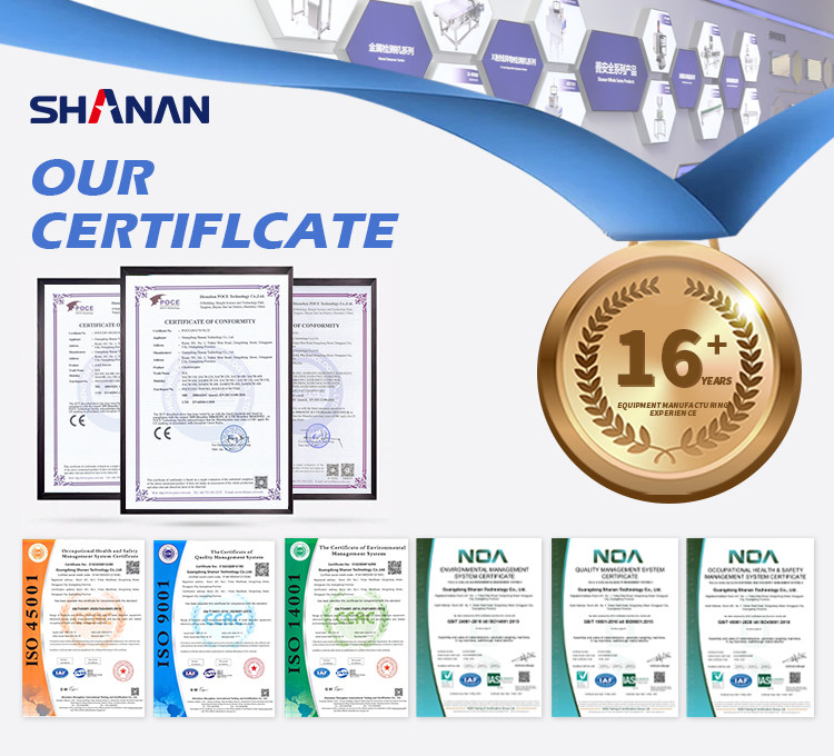 High Sensitivity Food Industry Conveyor Belt Food Grade Metal Detector