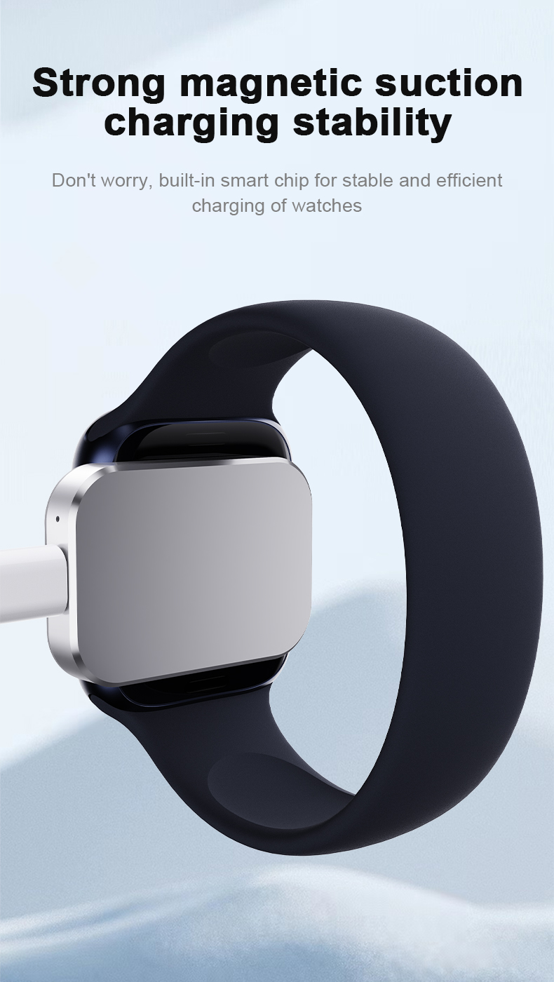 Portable 5V/1A Output Type-C Magnetic Wireless Charger for Smart Watch