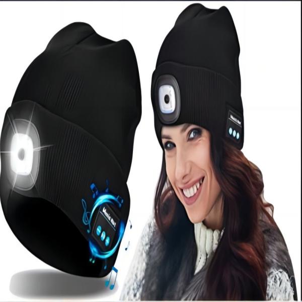Headlamp Cap Wireless Headphones Hat For Adventure Activities Mountaineering