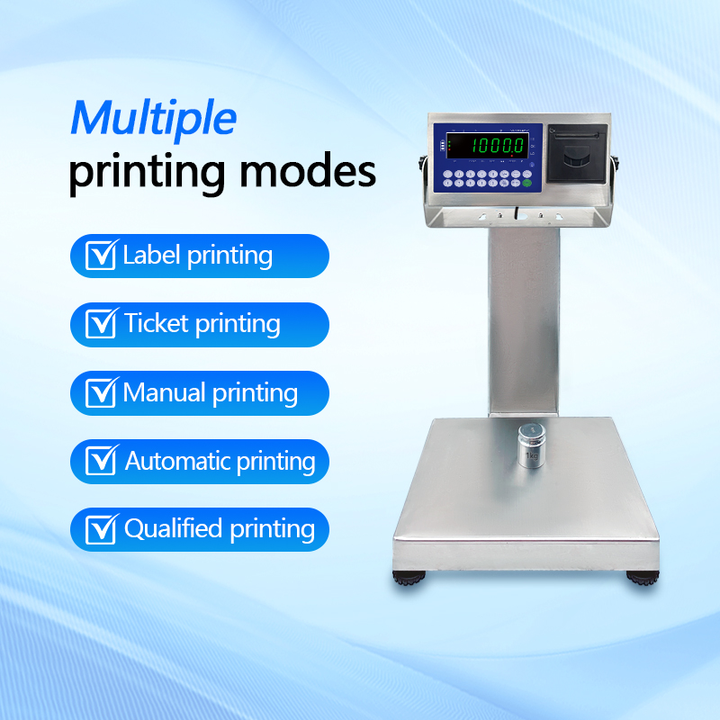 1 Advanced A8SP printing small platform scale square vertical bar 22cm*28cm 3kg capacity