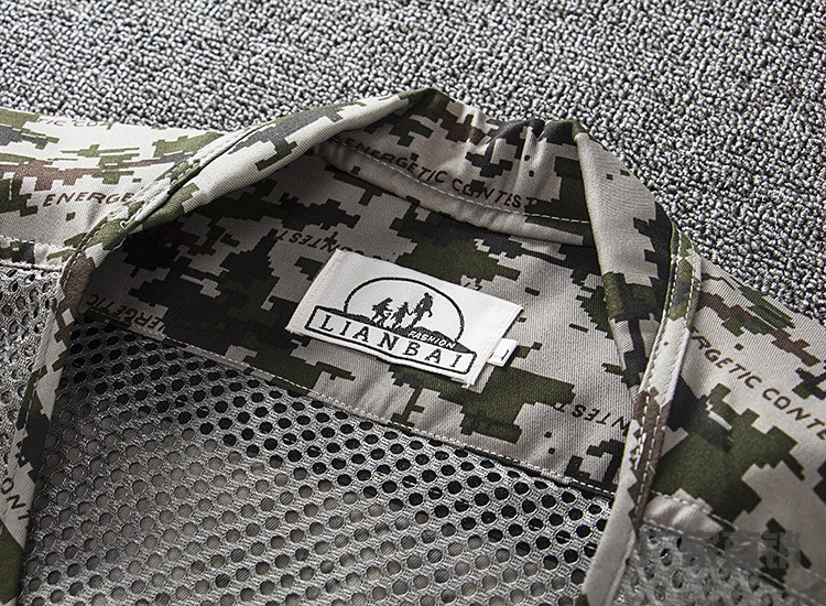 Hot Sale Outdoor Men's Photography Vest Camouflage Utility Mesh Vest Multi-pocket Fishing Men Leisure Mesh Vest