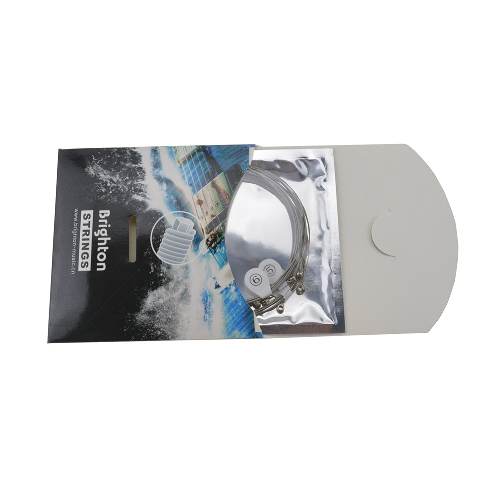 BS-009 Musical Instrument Accessories , High Quality Eletric guitar Strings, Interior Wire Hexangular Steel Core