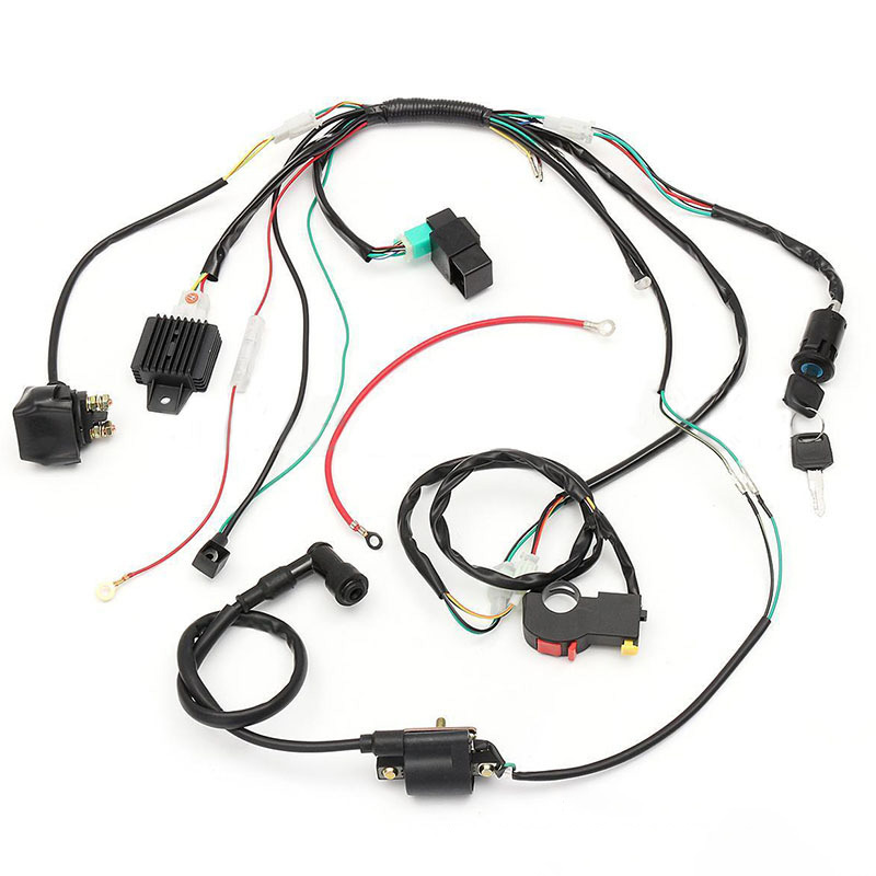 Copper Conductor ODM OEM Racing Motorcycles Mopeds ATV Ignition System Wiring Harness