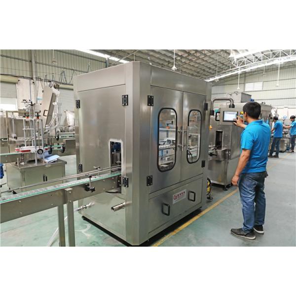 High Speed 4 Heads Liquid Bottle Filling Capping Labeling Machine for Plastic Bottles