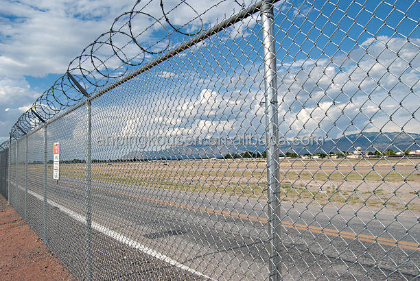Airport Perimeter Security Electric Fence with Heat Treatment and Waterproof Design