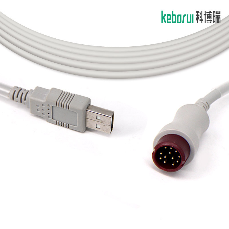 IBP adapter cable compatible for Mindray monitor to Usb transducer