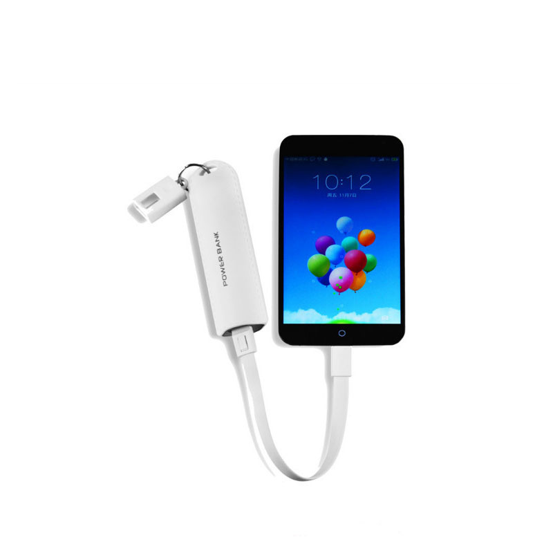 Pocket ABS 2600mah 5200mah Keyring Power Bank 5V1A