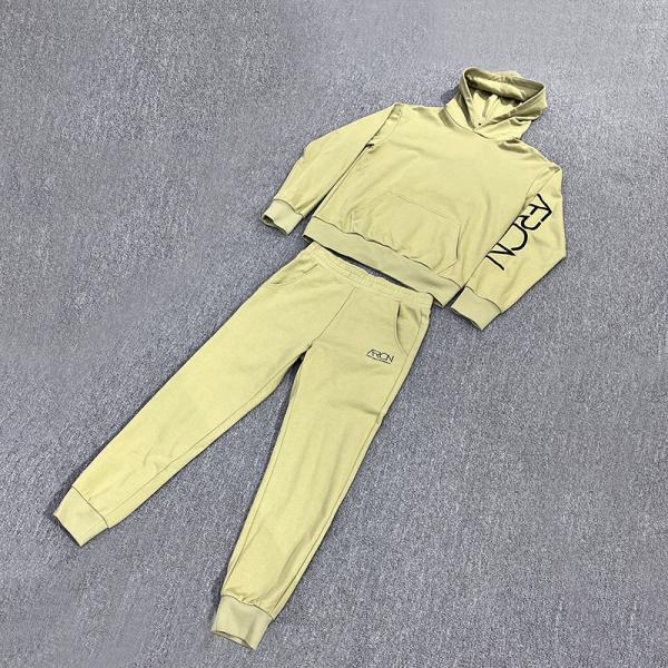 Customized Printing Label Hoodie Sweatpants Tracksuit Set For Men 2 Piece Leggings Sportwear Set