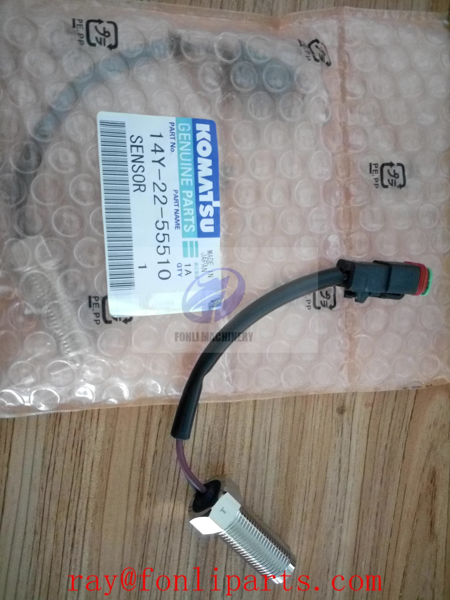OEM quality komatsu WA470 WA480 LOADER D65E bulldozer sensor TORQUE CONVERTER AND TRANSMISSION sensor 14Y-22-55510
