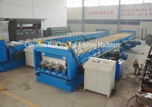 China 28 Roll Stations Floor Deck Roll Forming Machine For Construction Floor wholesale