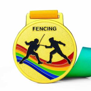 China Wear Resistant Metal And Resin Medals Custom Logo wholesale