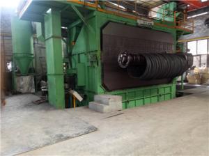 China ISO9001 CE Steel Wire Coils Shot Blasting Equipment 40mm For Derusting Burnishing wholesale