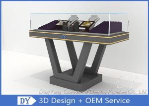 China Beautiful Firm Structure Wooden Jewelry Display Cases With Lock / Jewelry Store Counter wholesale