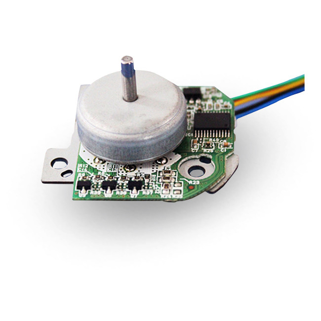 Small Brushless DC Motor 6v - 24v 24mm Diameter With Built In Driver