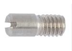 Wear Resistant Stainless Steel Fasteners / Slotted Headless Screw With Shank