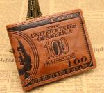 2016 new men's casual fashion short wallet wallet