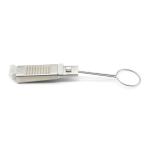 Stainless Steel 201 Optical Drop Wire Tension Clamp FTTH Accessories