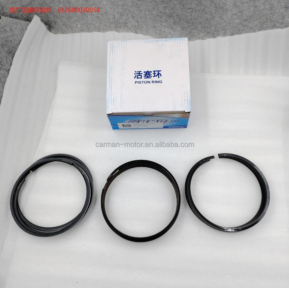 Weichai WP12 Engine Piston Rings with Steel Material 612630020026