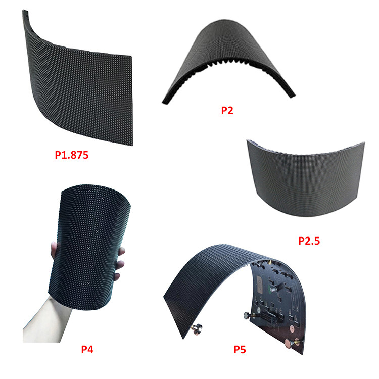 Indoor Curved Circular TV Studio P2.5 Flexible LED Screen