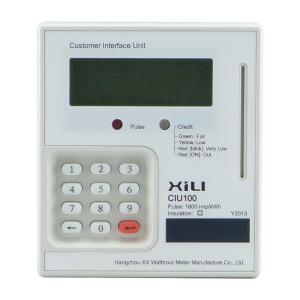 China PLC prepaid energy meter using smart card for household / municipal wholesale