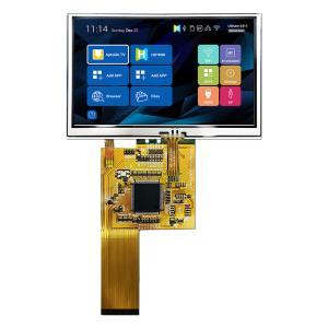 China 4.3 Inch Custom Display Solutions 800x480 Resistive Touch Panel wholesale