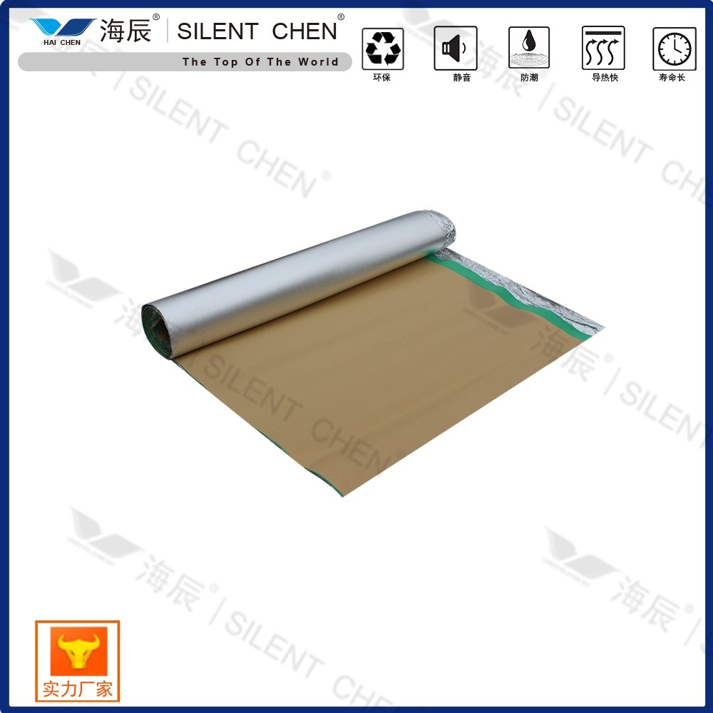 3mm Silver Foil Cork Flooring Underlayment With Moisture Barrier