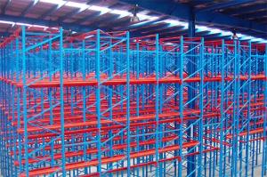China Customized Steel Drive Thru Pallet Racking For Warehouse Rack wholesale