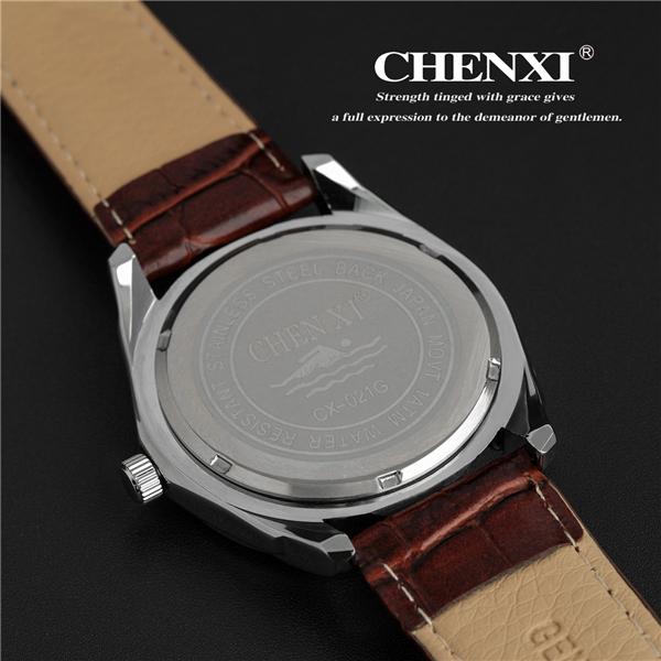 Cheap Price 10pcs/Lot Bulk Order Stainless Steel Caseback Wine Black Leather Watch Unisex