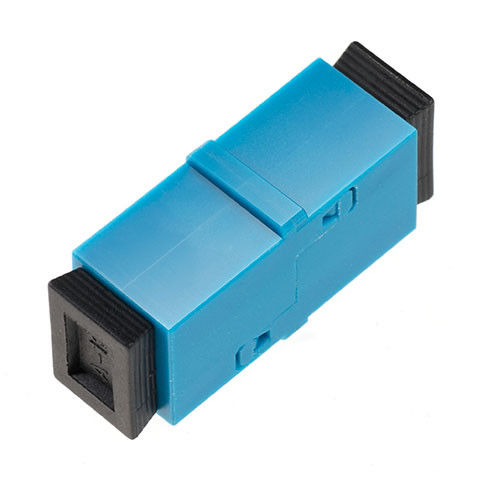 SC PC SC APC Simplex Adapter Two End Face Precision Docking Blue Color