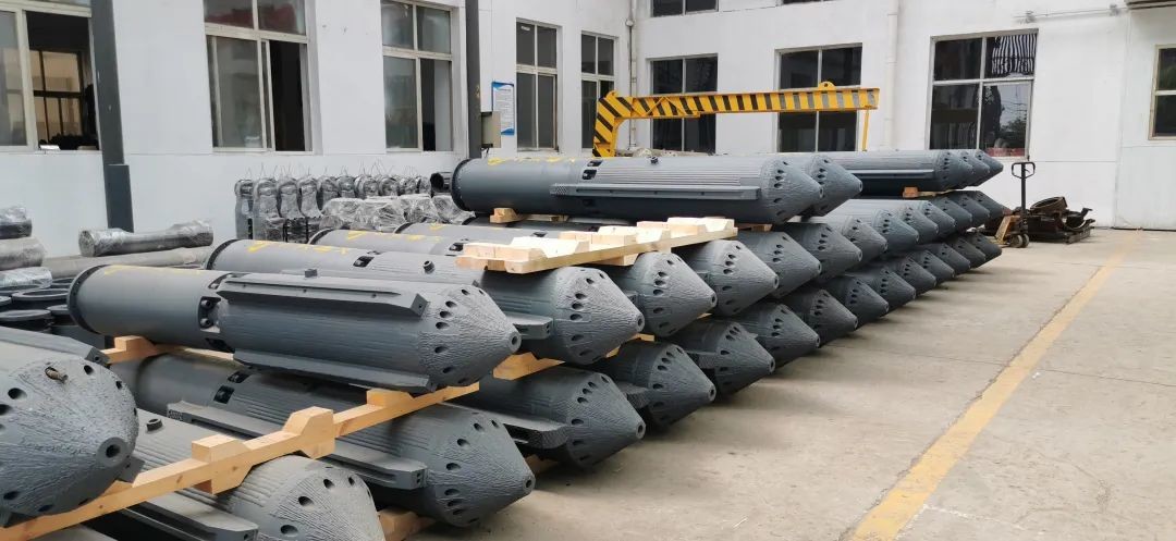 Replacement Stone Column Vibro Sand Compaction Pile Bottom Feed Vibroflot Driving For Soil Improvement