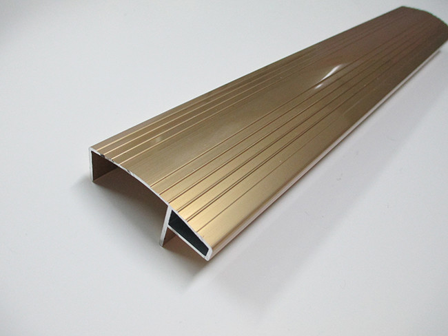 Shinning Golden Electrophoresis Aluminum Kitchen Profile Upmarket Customized