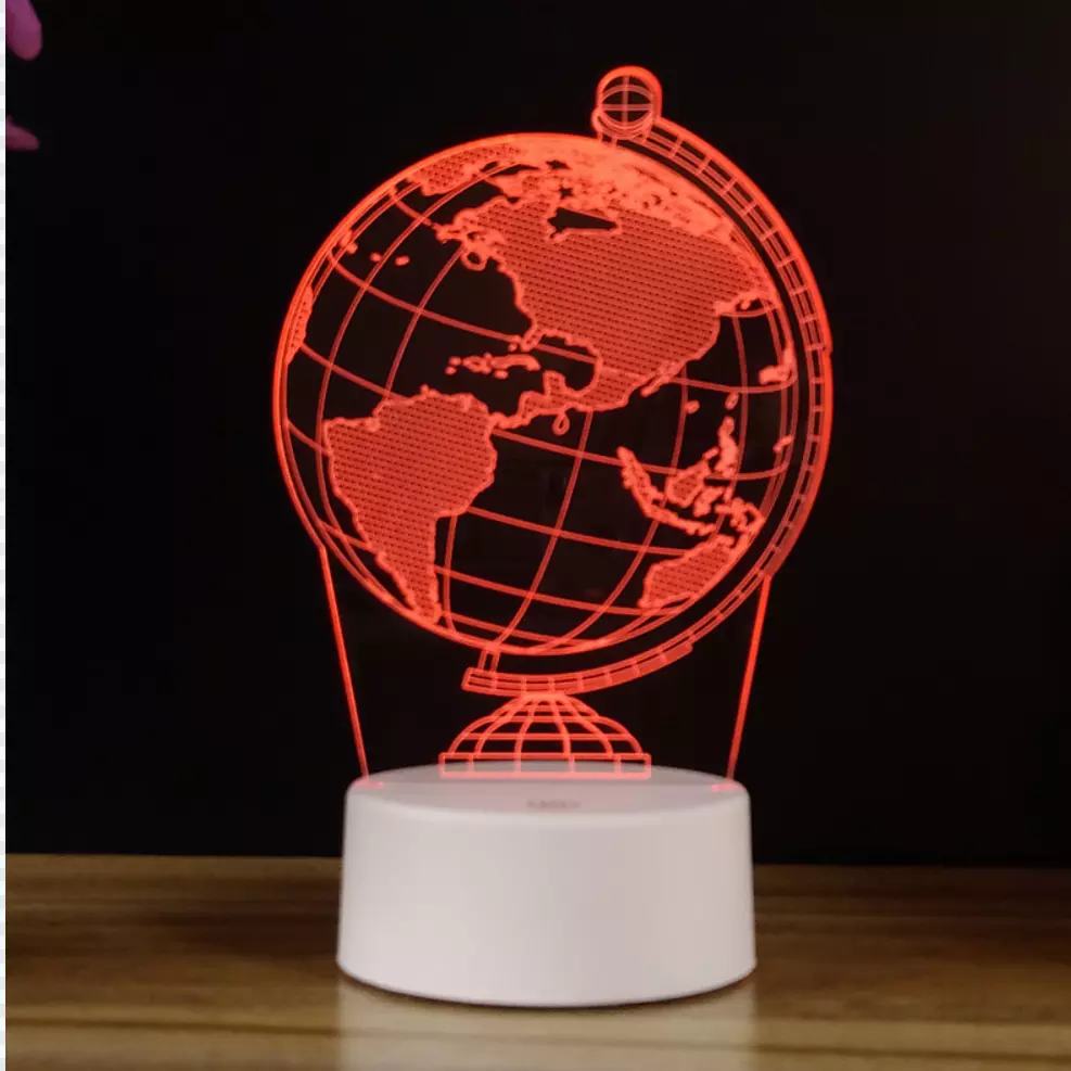 Changeable 188mm 3D Led Illusion Lamp Acrylic 3d Illusion Night Light