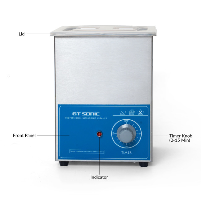 Commercial Manual Ultrasonic Cleaner Stainless Steel Material VGT - 1620T