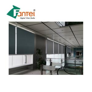 China Two Sides 540GSM Blackout Blinds Fabric Material Matte PVC Laminated wholesale