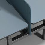 Electric Sit Stand Height Adjustable Desk Metal Legs Computer Standing Desk