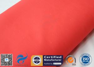 China Red Silicone Rubber Coated Fiberglass Engineer Acoustic Insulation Fabric Material wholesale
