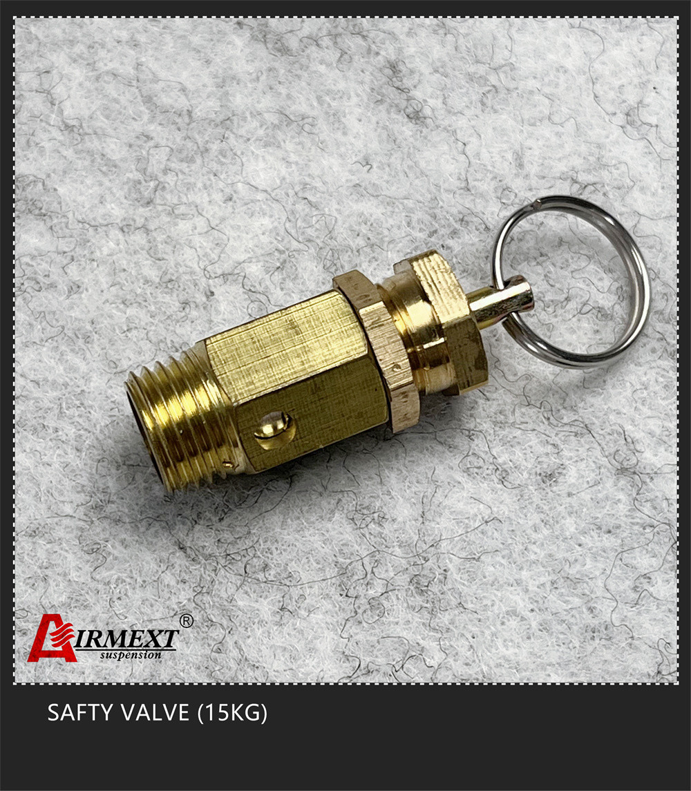 Plastic Tubing Air Receiver Safety Valve 150 Psi Air Pressure Relief Valve