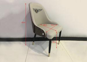 China Upholstered Seat Iron Pipe And Leather Technology Wood Leather Dining Chair wholesale