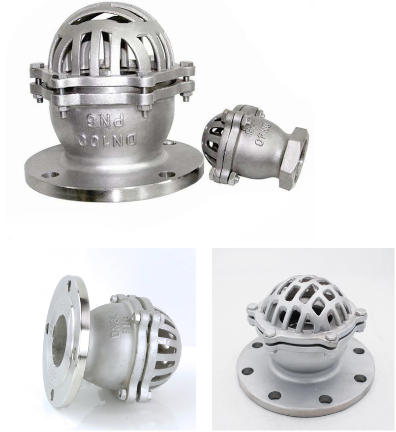 Customized Service WCB Cast Iron Flanged End Foot Valve for Durable and Fluid Control